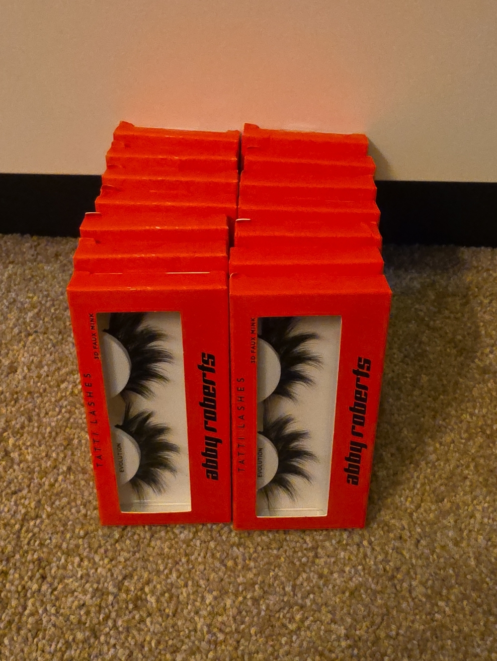 Set of 14 Tatti Lashes x Abby Roberts Evolution 3D False Eyelashes